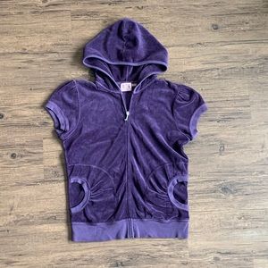 Juicy Couture short sleeve zip-up